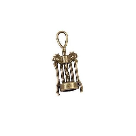 Zawieszka metalowa Charms ScrapBerry's Korkociąg, 28mm